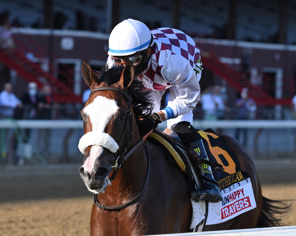 Tiz the Law romps in the 2020 Travers Stakes at Saratoga